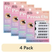 (4 pack) Ardell Naked Press On DIY Lash Clusters, Eyelash Extension Kit, Individual Lashes, Pre-Glued Underlash, Natural Look Soft Volume, with Applicator, 1-pack